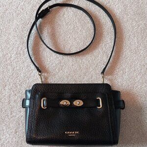Coach "Swagger" Crossbody or Clutch in BLACK